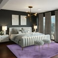thumbnail image 4 of Maven Faux Rabbit Lavender 8 ft. x 10 ft. Area Rug, 4 of 6