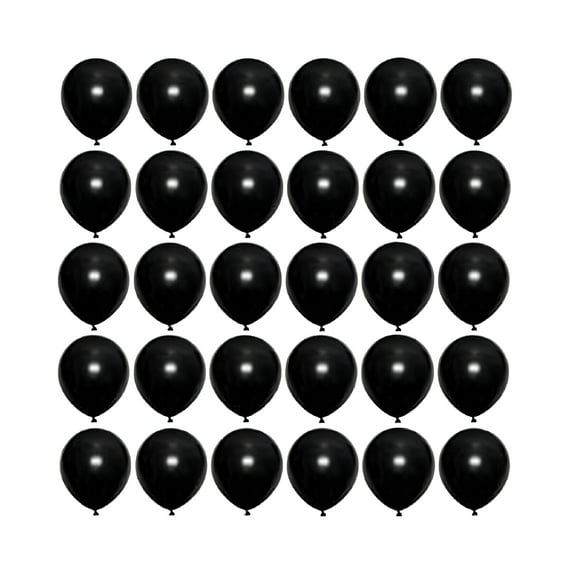 BESTSKY 5 inch Black Party Balloons,100 pcs Mini Thick Black Birthday Balloons Latex Balloons for Birthday Wedding Baby Shower Decorations(Black)