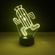 thumbnail image 1 of Lámpara de mesa Fantasy Cactus 3D LED con luz nocturna para dormitorio infantil, 1 of 1