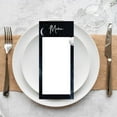 thumbnail image 3 of Koyal Wholesale Celestial Moon Phase Printable Wedding Paper Menu Cards for DIY Printer, Pack of 52, 3 of 5