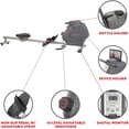 thumbnail image 2 of Máquina de Remo Magnético Sunny Health & Fitness SF-RW5941 Multifunción SPM Monitor Digital 16 Niveles de Resistencia 250 lb Gris Sunny Health & Fitness SF-RW5941, 2 of 2
