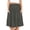 Gray, variant on 2025 Summer Women Solid Color Skirts Regular And Plus Size Skirt Below The Knee Length Dress Flowy Pleat Midi Skirt