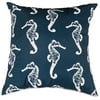 Majestic Home Goods Indoor Outdoor Sea Horse Large Decorative Throw Pillow