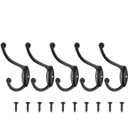 

NICEXMAS 5pcs Iron Hanging Hooks Clothing Hangers Wardrobe Accessory Iron Art Hooks