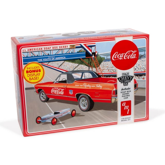 Maqueta AMT Coca-Cola 1968 Chevy El Camino SS escala 1:25