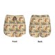 thumbnail image 3 of Balery 70s Hippie Style Pantalones cortos deportivos para mujer con forro y dos bolsillos, elásticos, para entrenamiento, gimnasio, yoga-Small, 3 of 7