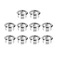 thumbnail image 1 of yuksok 10 Pieces Sink Overflow Basin Sink Overflow Cap for Bathroom Kitchen Wash Basin Hollow, 1 of 9