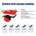 thumbnail image 4 of Universal Ajuste Completo Conjunto Coche Asiento Funda Kit para Camión SUV Negro Rojo, 4 of 8