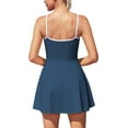 thumbnail image 3 of Attraco Womens Tennis Dress with Shorts Tennis Dress Workout Adjustable Exercise Dress Activewear, 3 of 8