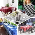 thumbnail image 5 of Efavormart 60x102" Red/White Perfect Picnic Inspired Checkered Polyester Tablecloths For Party Event Decor, 5 of 9