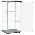 thumbnail image 2 of vidaXL Armoire de Rangement Verre Trempé Noir, 2 of 5