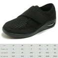 thumbnail image 2 of Zapatos para diabéticos ancho ajustable zapatos para hinchazón de pies para personas mayores alivio del dolor en el pie, 2 of 7