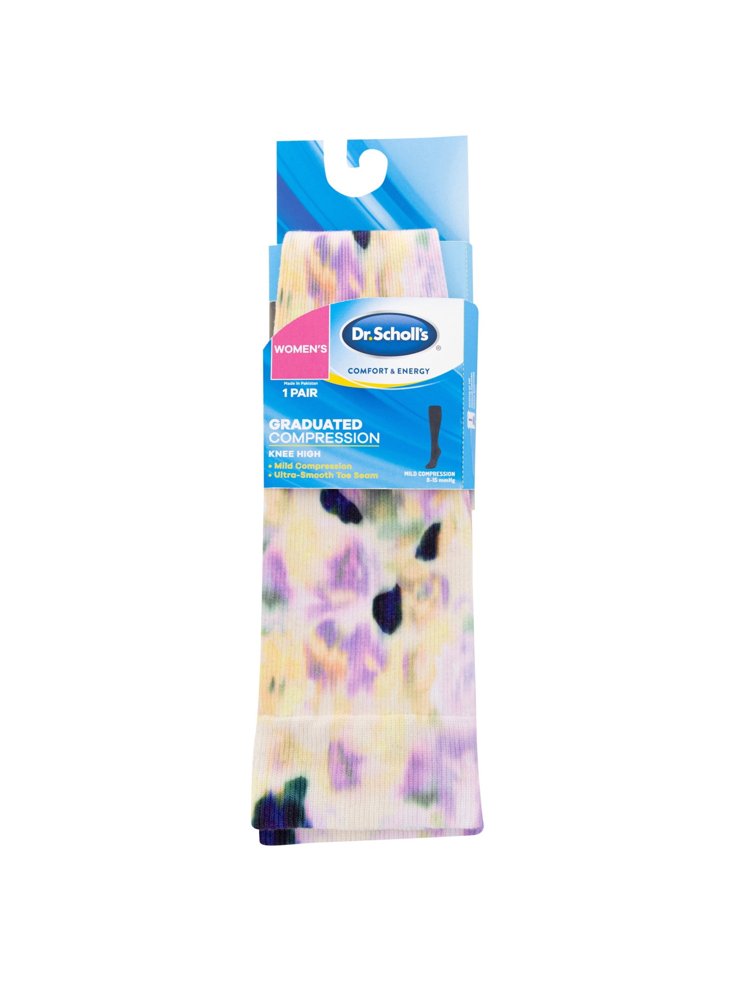 Dr. Scholl's Women's Graduated Compression Knee High Socks, 1 Pack