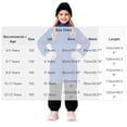 thumbnail image 2 of Girls Ski Suits Waterproof Jumpsuit with Hood Warm Insulated Midweight Zipper Closure Kids Winter Snow Jacket Blue 4 Years, 2 of 8