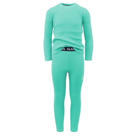 Nautica Girls 4-16 2-Piece Thermal Underwear Set