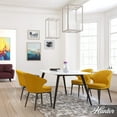 thumbnail image 3 of Hunter - Squire Manor 4-light Chrome, Medium Size Pendant Light, Dimmable, Modern Style, Rectangle Shaped, for Bedrooms, Dining, Living Rooms - 19038, 3 of 7