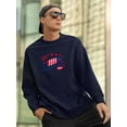 thumbnail image 2 of 4Th Of July Firework Sweatshirt Men -Image by Shutterstock, Male 3X-Large, 2 of 4