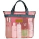 thumbnail image 1 of Bolsa de malla para ducha, organizador portátil para artículos de tocador y baño con cremallera para viajes, gimnasio, camping, residencias universitarias y playa., 1 of 5