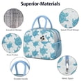 thumbnail image 4 of Lunch Bag Lunch Box for Women Reusable Insulated Lunch Bags,Water-Resistant Turtles and Wave Pattern Cooler Lunch Tote Bag, Large Capacity for Work Travel Picnic, 4 of 6