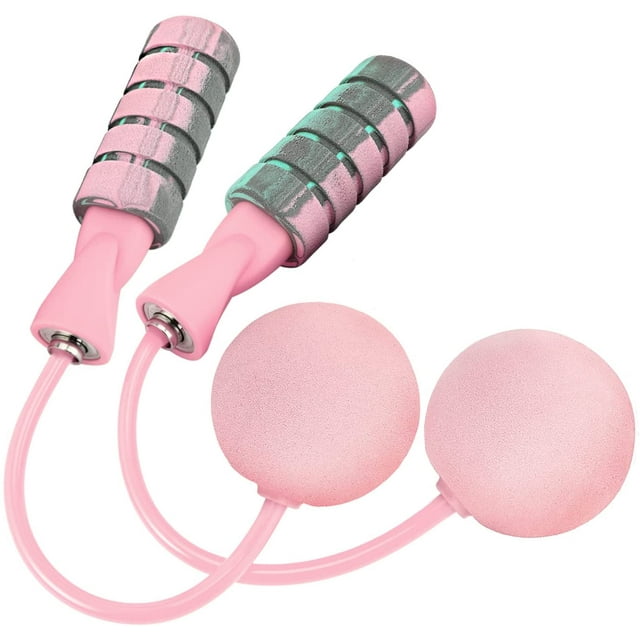Cordless Jump Rope Tangle-Free Rapid Speed Skipping Ropes for Fitness Weighted Jump Rope with Non-Slip Memory Foam Handles for Kids Adults