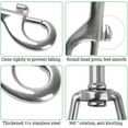 thumbnail image 4 of Stainless Steel Trigger Chain Clip,Happon 6Packs Dog Lead Clips,Zinc Alloy Double Ended Bolt Snap Hooks for Water Bucket Pet Feed Bucket Agricultural Equine Dog Leash, 4 of 6