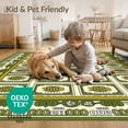 thumbnail image 4 of ODIKA Graphic Designer Men Motif Featuring Vibrant Hundred Artwork for Bedroom, Nursery, RV, Pet Friendly & Kids Safe Bedside, 4 of 7