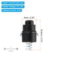 thumbnail image 2 of Unique Bargains 9mm Latching Push Button Switch, 4 Pcs 2 Pins DC 30V 0.5A On/Off Self Lock Electric Torch Tail Switch, Black, 2 of 5