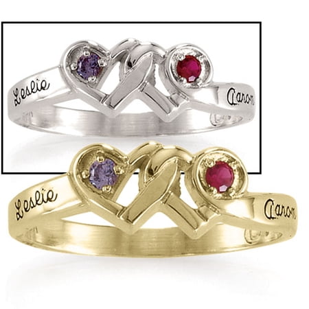 Loving Promise 10k Simulated Ring