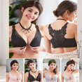 thumbnail image 4 of HAHDAXIA Comfort Rose Bra,Rose lace Comfort Lift Bra,Floral Secrets Bra,Plus Size Wireless Front Closure Bra, 4 of 6