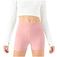 thumbnail image 2 of Antinious Toddler Boys Girls Solid High Waist Pocket Yoga Fitness Casual Biker Shorts, 2 of 5