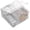 As shown, variant on Acrylic Jewelry Organizers and Storage with 60 Portable Tarnish Jewelry Bags Clear Jewelry Box Organizer Travel Jewelry Case, with Lid and Jewelry Pouches (20 Small   30 Medium   10 Large)