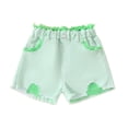 thumbnail image 3 of Liyamei Girls Casual Shorts with Distressed Detail for Summer Play Size 2-7,Green, 3 of 3