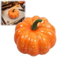 thumbnail image 4 of Green Artificial Pumpkins, Harvest Decor Foam Pumpkin, Imitation Fake Pumpkin, Artificial Pumpkin Decor, Thanksgiving Halloween Pumpkin Props, Realistic Faux Pumpkins for Fall Decor,Green, 4 of 6