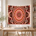 thumbnail image 5 of Floral Garden Circular with Mandala Composed Concentric Rings, Mystical Fantasy for Space Lovers, Galaxy Room Decor, Mother'S Day Gift, Tapestry Wall Hanging for Bedroom and Dorm, 5 of 7