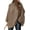 Light Brown, variant on PRETTYGARDEN Women's Winter Turtleneck Oversized Sweaters Long Sleeve Chunky Knit Slouchy Pullover Sweater Tops