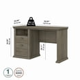 Bush Furniture Yorktown 50W Home Office Desk with Storage