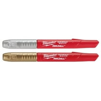 Milwaukee 48-22-3123 INKZALL SilverGold/Fine Point Markers (2-Pack)