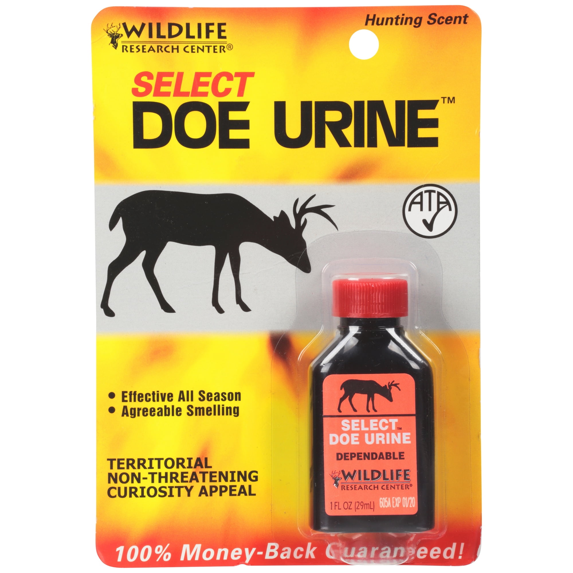 Wildlife Research Center Select Doe Urine Deer Attractant for All Season Use 1 FL OZ Bottle