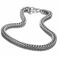 thumbnail image 3 of 7-18mm 316L Stainless Steel Links Silver Curb Cuban Chain Men Necklace 7"-40", 3 of 5
