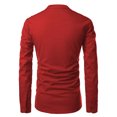thumbnail image 5 of JLFKNG Mens T-Shirts Long Sleeve Henley Shirts For Men Casual Lightweight Buttons Up Cotton Basic Cotton Linen Shirts Lounge Summer Tops, 5 of 6
