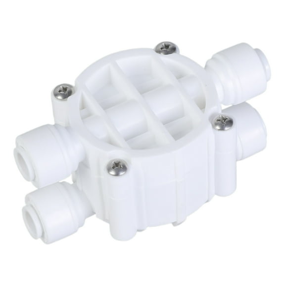 Automatic Shut-Off Valves with 0.25" Tube Quick Connection Push Fittings for RO Water Reverse Osmoses Filter Systems