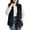 4765-Black, variant on CASSIE LIZ Plus Size Vests Womens Fashion Fleece Sherpa Fall Vests Zip Up Ladies Casual Vests Fuzzy Winter Vest Jackets Lightweight Sleeveless Loose Fit Solid Vests with Pocket (XL-5XL)