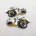 thumbnail image 2 of Pair 3D Metal Charger SRT8 Super Bee Logo Car Emblem Badge Sticker Decal for Dodge, 2 of 8