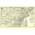 thumbnail image 3 of Pownall 14x10 Black Modern Framed Museum Art Print Titled - British Colonies in North America - Pownall 1776, 3 of 5