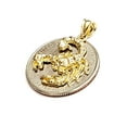thumbnail image 2 of New 10k yellow gold scorpion Scorpio pendant charm zodiac sign fine jewelry 1.6g, 2 of 12