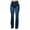 Dark Blue, variant on Woman Pants Clearance Women Flare Jeans Mid Waist Bell Jeans Stretch Slim Pants Length Jeans Jeans for Women