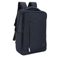 thumbnail image 3 of Mochila de viaje ligera y de gran capacidad para ordenadores portátiles: mochila de polietileno impermeable de color azul oscuro, 3 of 8