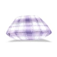 thumbnail image 4 of Purple-white Plaid Throw Pillow Covers Pillowcases 16 x 16 Inch Home Decor 2 Packs for Bedroom Sofa, 4 of 6