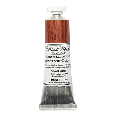 Michael Harding Artists Oil Color - Transparent Oxide Red, 40 ml tube