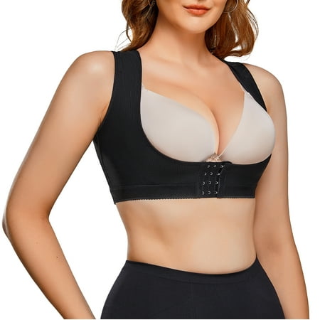 

KUMAYES Posture Corrector for Women Corrector Tops Back Support Chest Up Shapewear Criss-Cross Vest Shaper X Compression Strap Under Clothes
